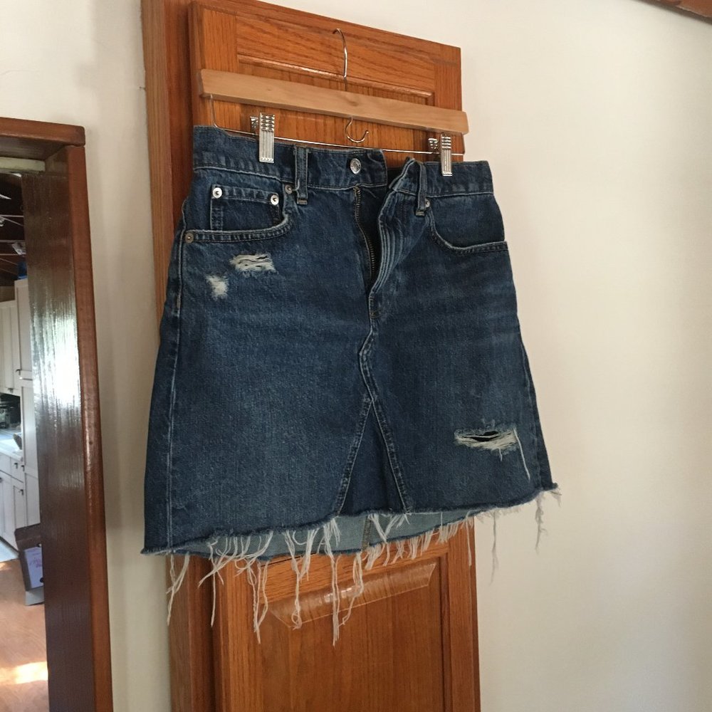 Everlane Reconstructed Denim Skirt - Size 27
